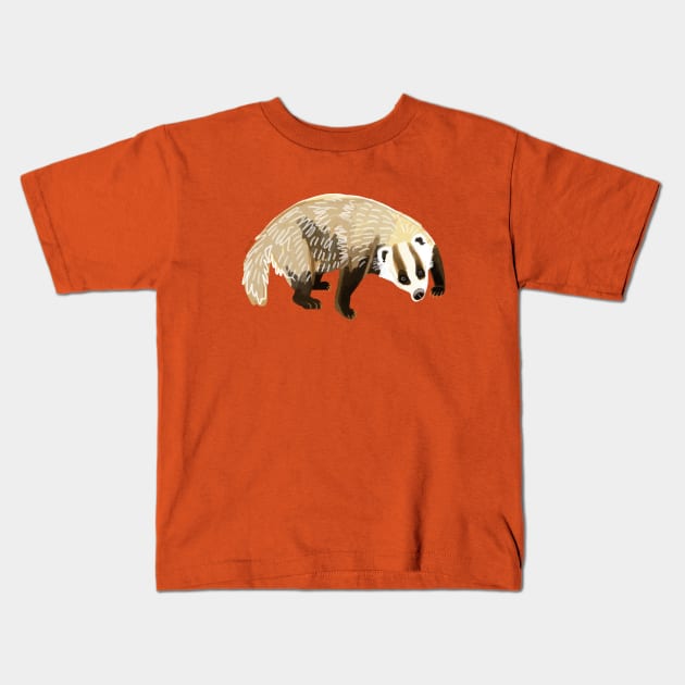 Anakuma the Japanese badger #3 Kids T-Shirt by belettelepink